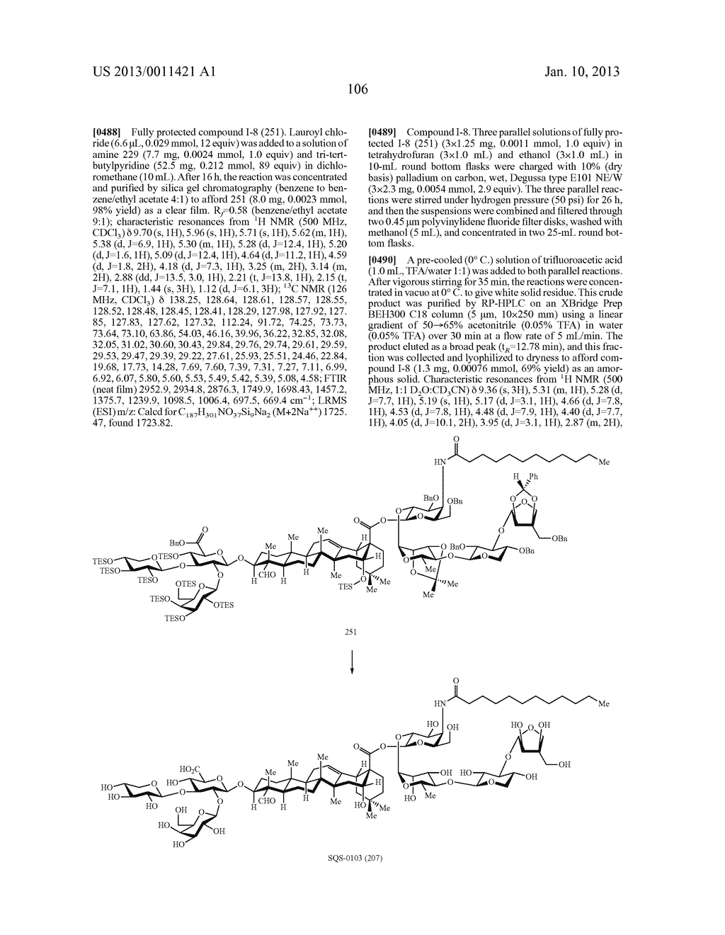 TRITERPENE SAPONINS, METHODS OF SYNTHESIS, AND USES THEREOF - diagram, schematic, and image 123