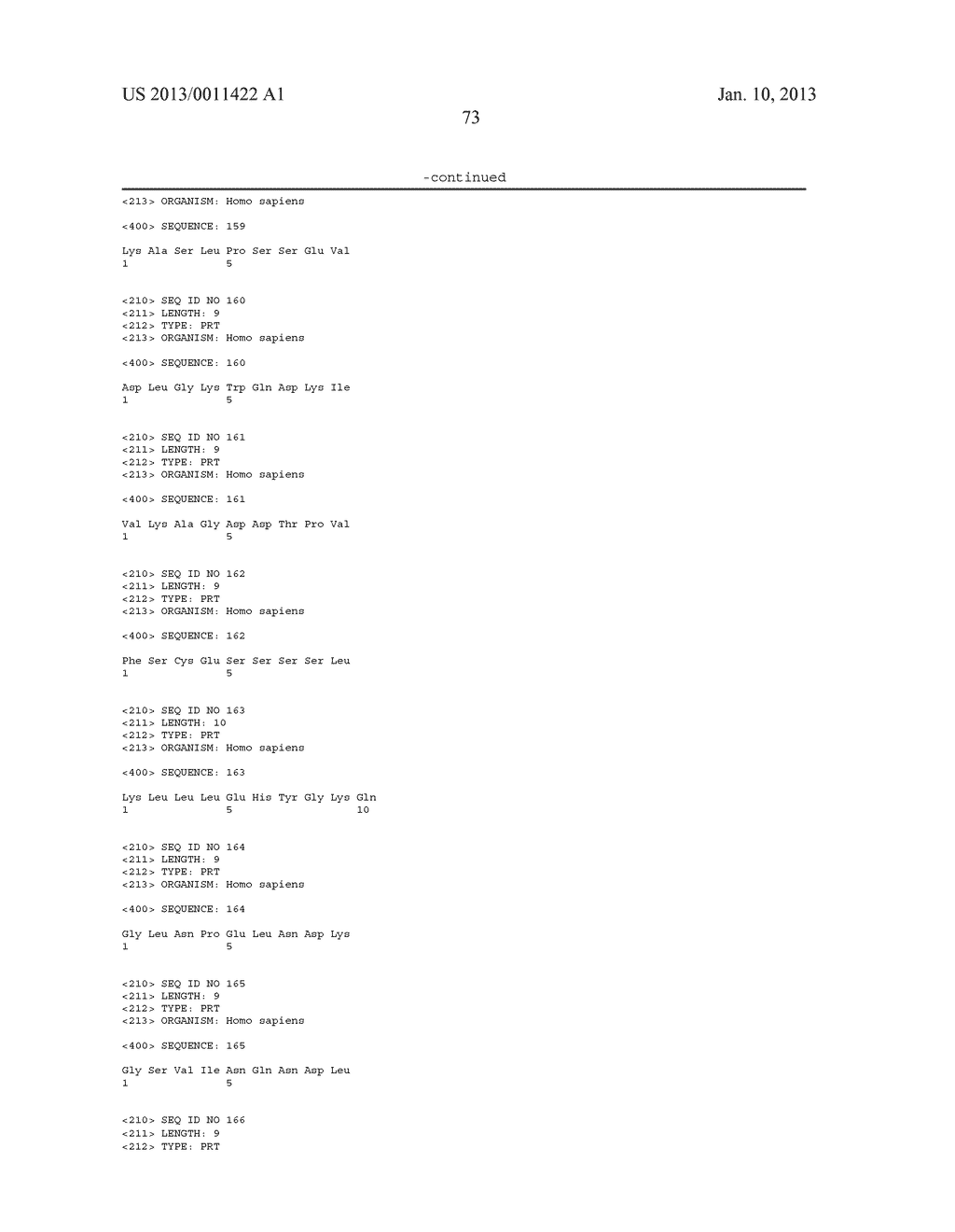 Tumor Antigens for the Prevention and/or Treatment of Cancer - diagram, schematic, and image 100