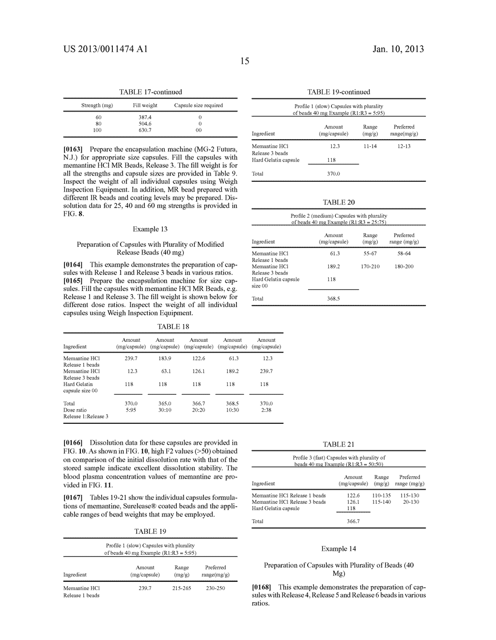 MODIFIED AND IMMEDIATE RELEASE FORMULATIONS OF MEMANTINE - diagram, schematic, and image 30