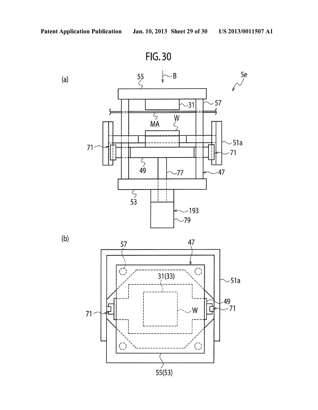 SHEET-SHAPED MOLD CONVEYING/POSITIONING DEVICE - diagram, schematic, and image 30