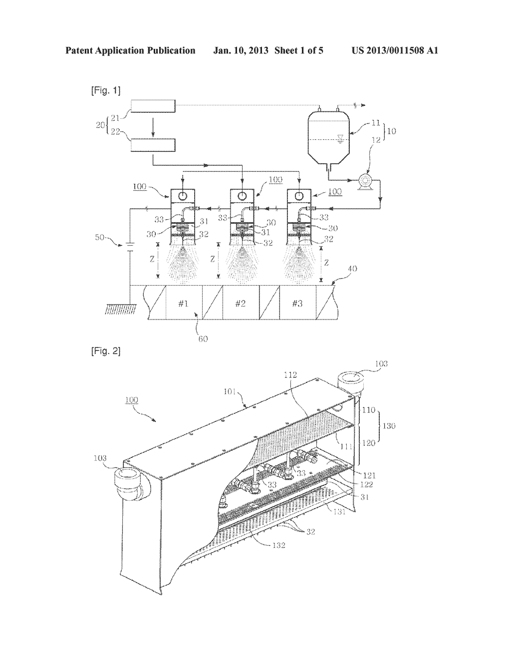 ELECTROSPINNING APPARATUS FOR PRODUCING NANOFIBRES AND CAPABLE OF     ADJUSTING THE TEMPERATURE AND HUMIDITY OF A SPINNING ZONE - diagram, schematic, and image 02