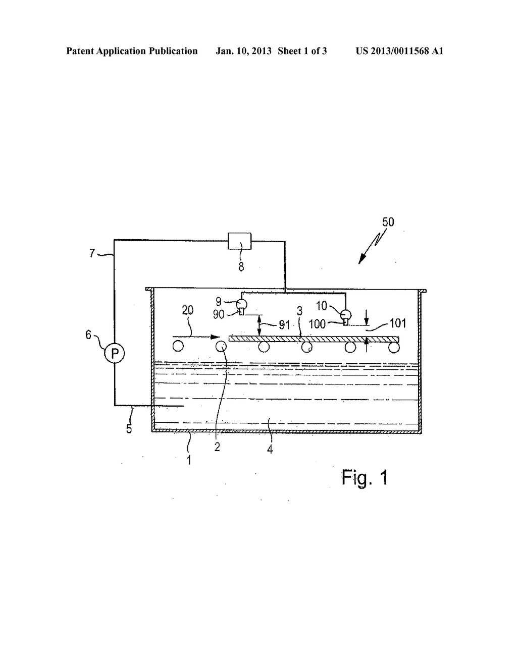 APPARATUS AND METHOD FOR SPRAYING A SURFACE OF A SUBSTRATE - diagram, schematic, and image 02