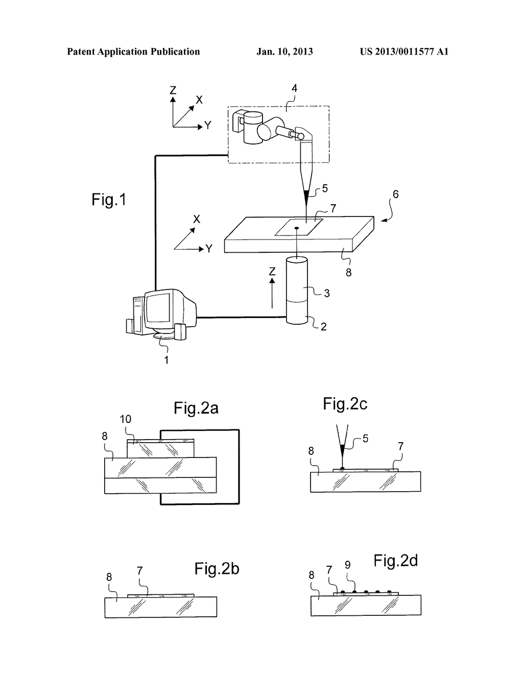 METHOD FOR PROVIDING A METAL ELECTRODE ON THE SURFACE OF A HYDROPHOBIC     MATERIAL - diagram, schematic, and image 02