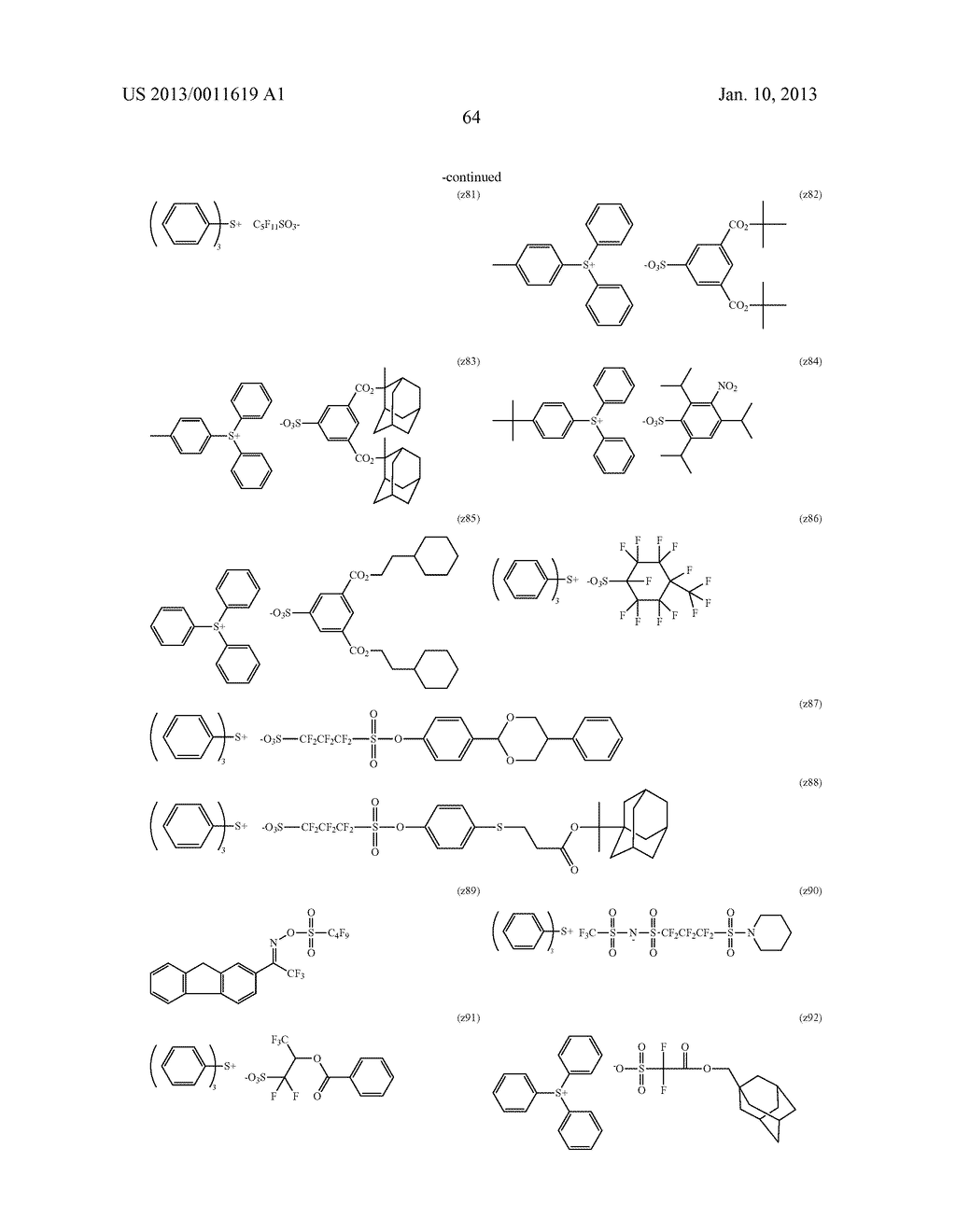 PATTERN FORMING METHOD, CHEMICAL AMPLIFICATION RESIST COMPOSITION AND     RESIST FILM - diagram, schematic, and image 66