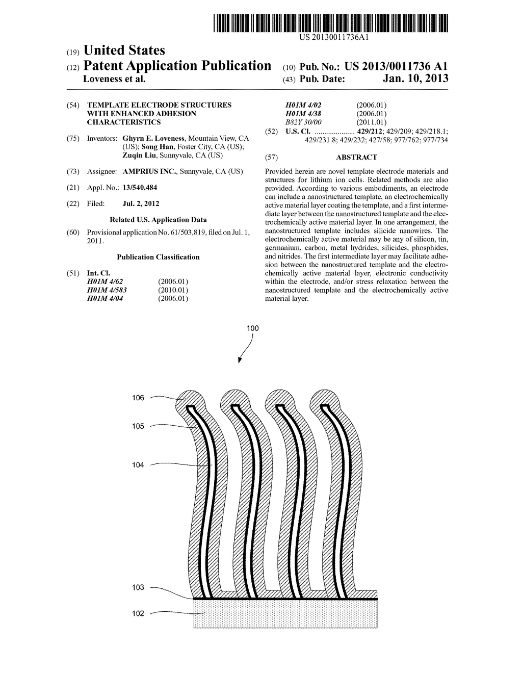 TEMPLATE ELECTRODE STRUCTURES WITH ENHANCED ADHESION CHARACTERISTICS - diagram, schematic, and image 01