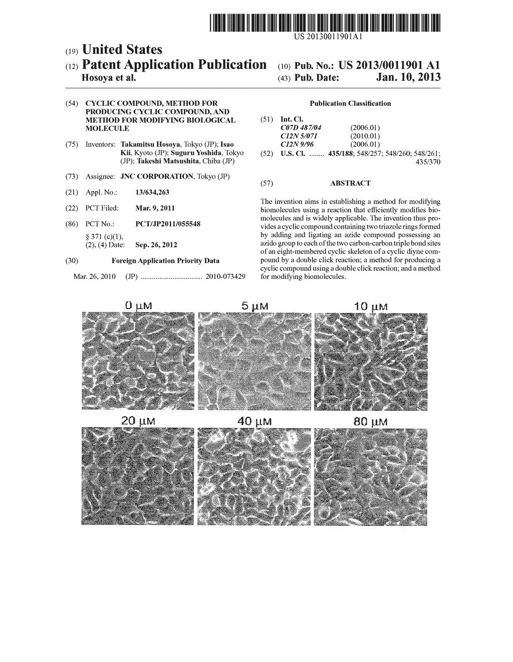 CYCLIC COMPOUND, METHOD FOR PRODUCING CYCLIC COMPOUND, AND METHOD FOR     MODIFYING BIOLOGICAL MOLECULE - diagram, schematic, and image 01