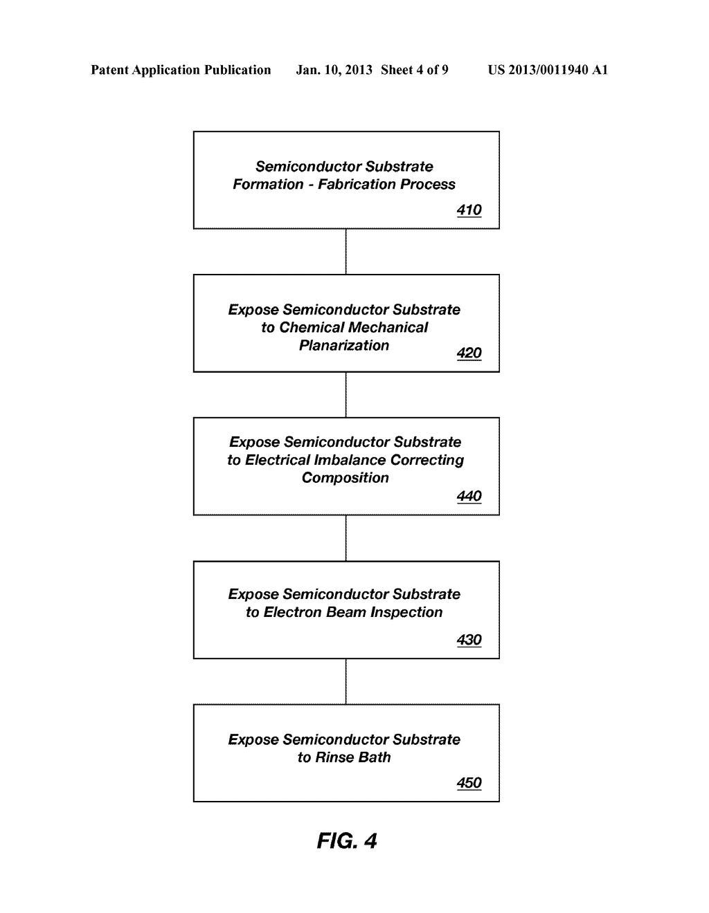 METHOD OF REDUCING DAMAGE TO AN ELECTRON BEAM INSPECTED SEMICONDUCTOR     SUBSTRATE, AND METHODS OF INSPECTING A SEMICONDUCTOR SUBSTRATE - diagram, schematic, and image 05