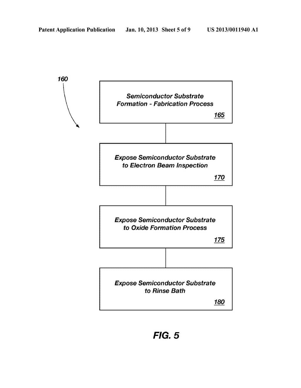 METHOD OF REDUCING DAMAGE TO AN ELECTRON BEAM INSPECTED SEMICONDUCTOR     SUBSTRATE, AND METHODS OF INSPECTING A SEMICONDUCTOR SUBSTRATE - diagram, schematic, and image 06