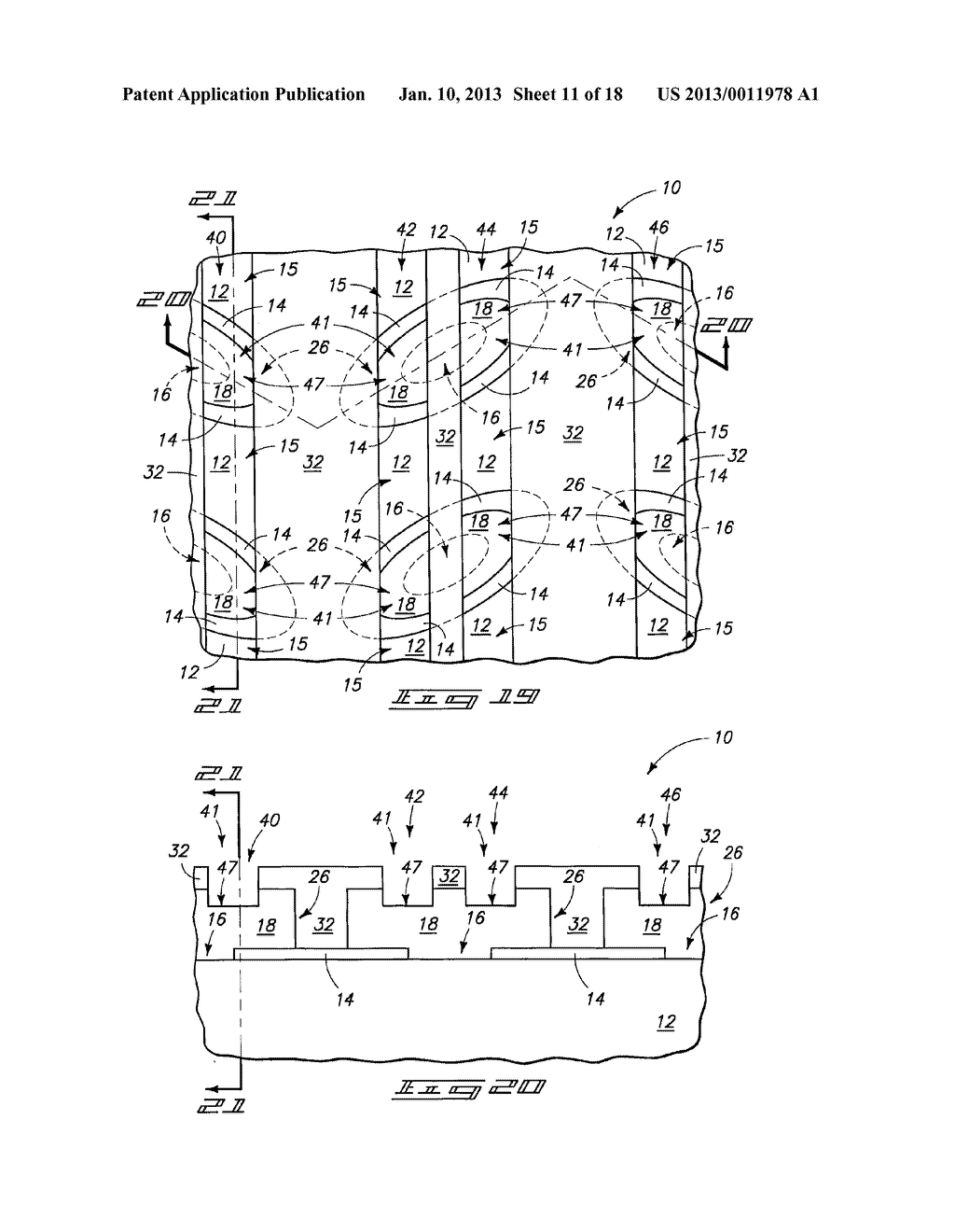 Methods of Forming Memory Arrays and Semiconductor Constructions - diagram, schematic, and image 12