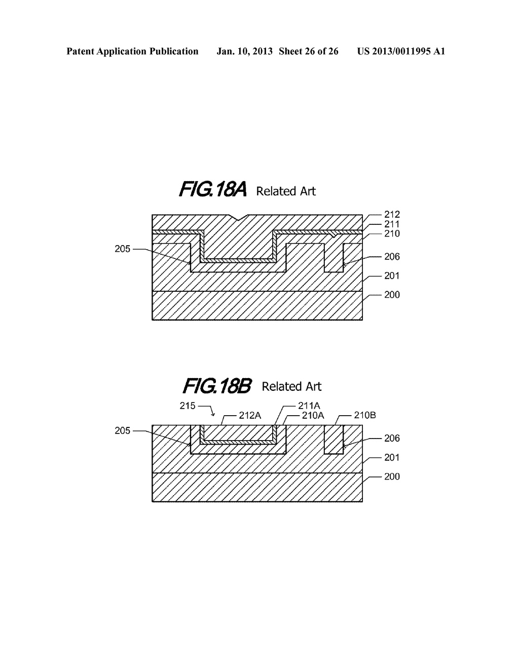 SEMICONDUCTOR DEVICE HAVING WIRING MADE BY DAMASCENE METHOD AND CAPACITOR     AND ITS MANUFACTURE METHOD - diagram, schematic, and image 27