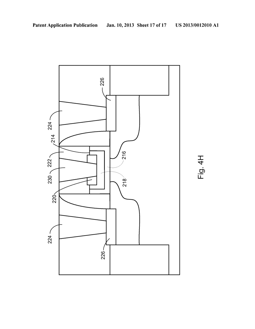 SEMICONDUCTOR DEVICE EXHIBITING REDUCED PARASITICS AND METHOD FOR MAKING     SAME - diagram, schematic, and image 18