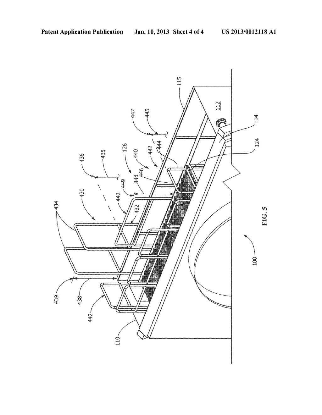 COOLER, COOLER PLATFORM ASSEMBLY, AND PROCESS OF ADJUSTING A COOLER     PLATFORM - diagram, schematic, and image 05