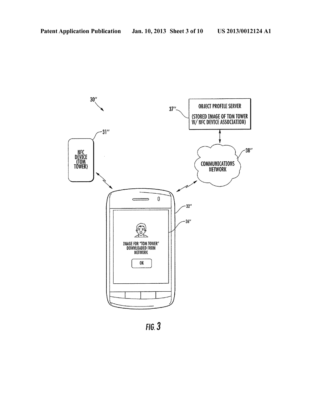 MOBILE WIRELESS COMMUNICATIONS DEVICE PROVIDING OBJECT  COMPARISON     FEATURES BASED UPON NEAR FIELD COMMUNICATION (NFC) AND RELATED METHODS - diagram, schematic, and image 04