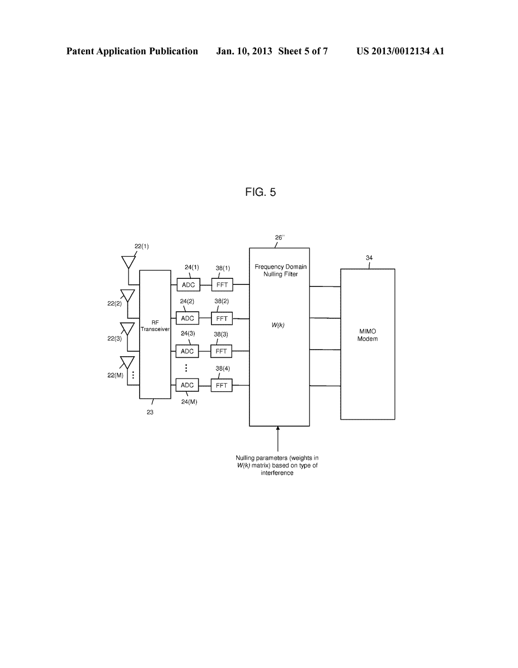 Dynamic Clear Channel Assessment Using Spectrum Intelligent Interference     Nulling - diagram, schematic, and image 06