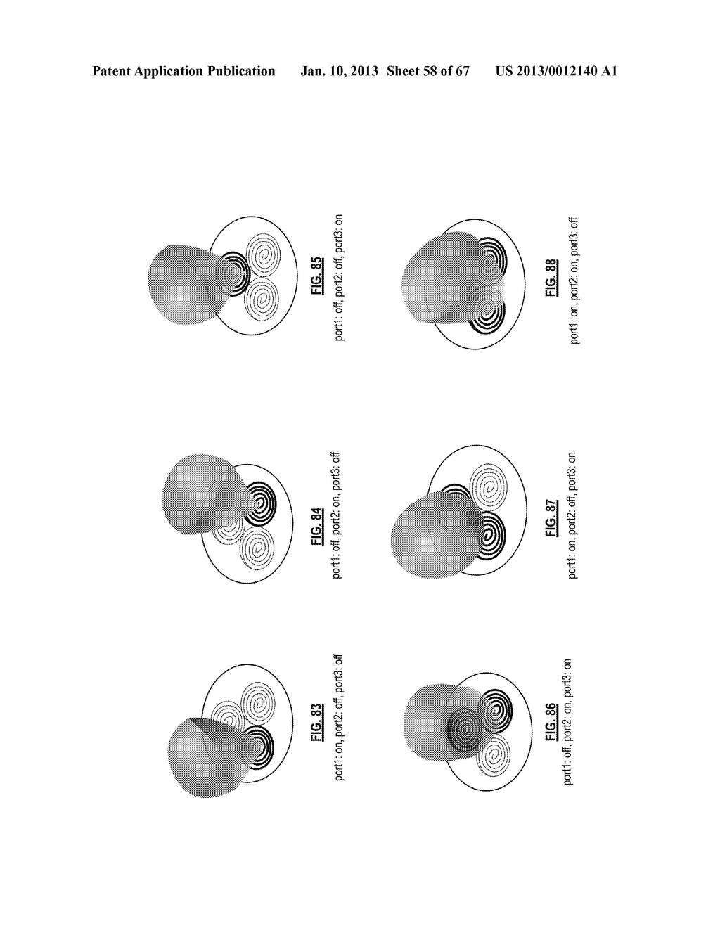 WIRELESS COMMUNICATION TRANSCEIVER WITH RECONFIGURABLE POLY SPIRAL ANTENNA - diagram, schematic, and image 59