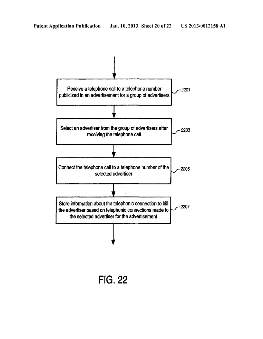 Method and apparatuses for offline selection of pay-per-call advertisers - diagram, schematic, and image 21