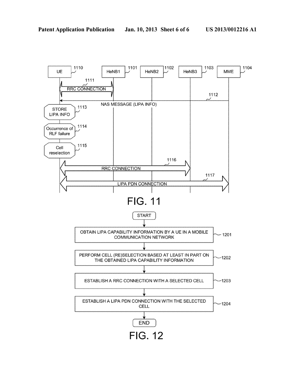 System and Method for Indicating Local IP Access Support - diagram, schematic, and image 07