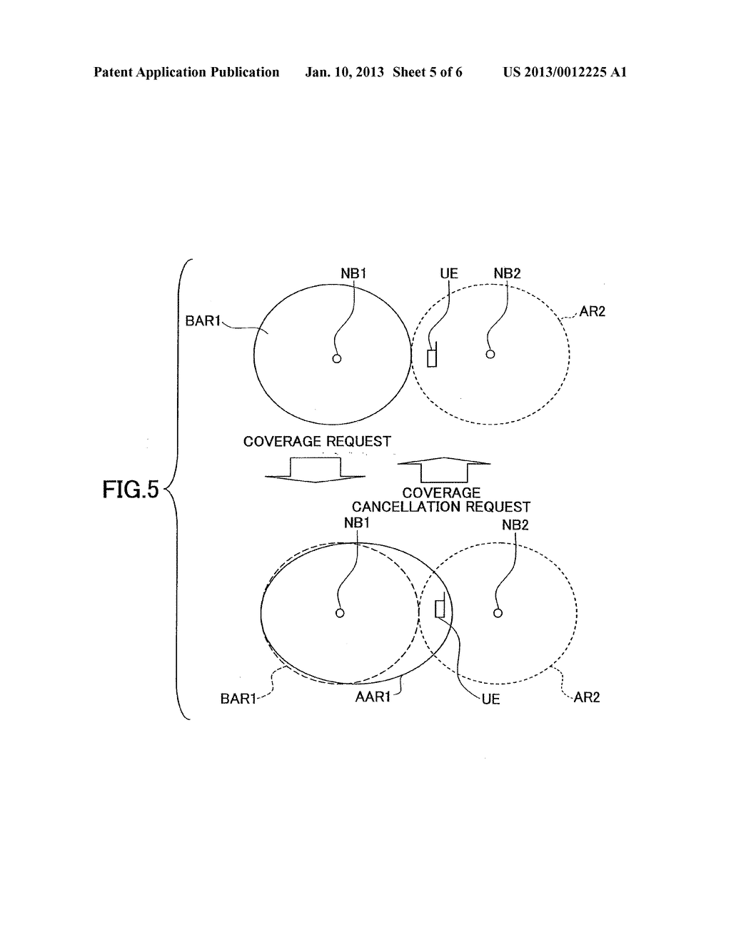 MOBILE STATION, BASE STATION, AND AREA SHAPING METHOD PERFORMED BY     SPECIFIED BASE STATION - diagram, schematic, and image 06