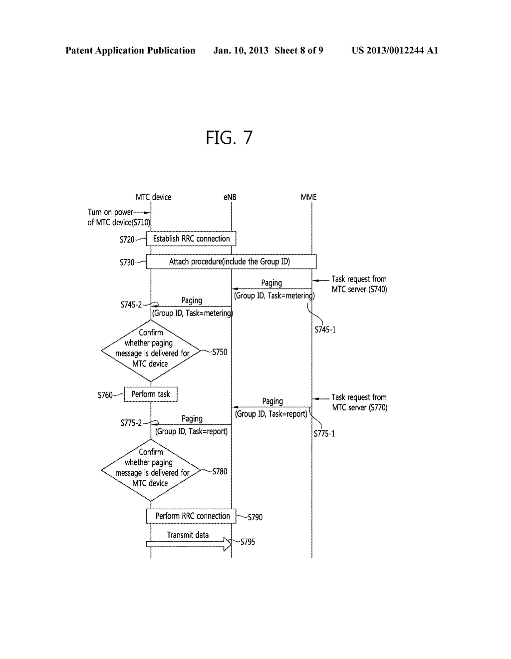 METHOD AND APPARATUS FOR GROUP PAGING IN WIRELESS COMMUNICATION SYSTEM - diagram, schematic, and image 09