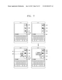 MOBILE DEVICE DISPLAYING INSTANT MESSAGE AND CONTROL METHOD OF MOBILE     DEVICE diagram and image