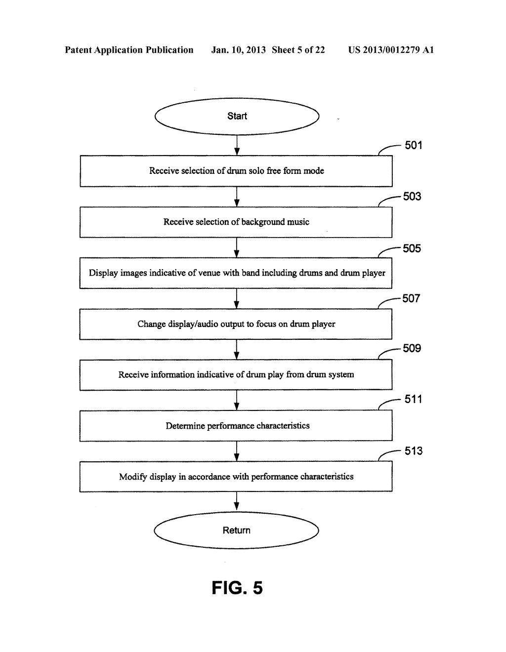 SYSTEM AND METHOD FOR PLAYING A MUSIC VIDEO GAME WITH A DRUM SYSTEM GAME     CONTROLLER - diagram, schematic, and image 06