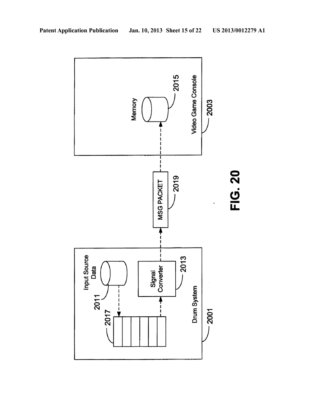 SYSTEM AND METHOD FOR PLAYING A MUSIC VIDEO GAME WITH A DRUM SYSTEM GAME     CONTROLLER - diagram, schematic, and image 16