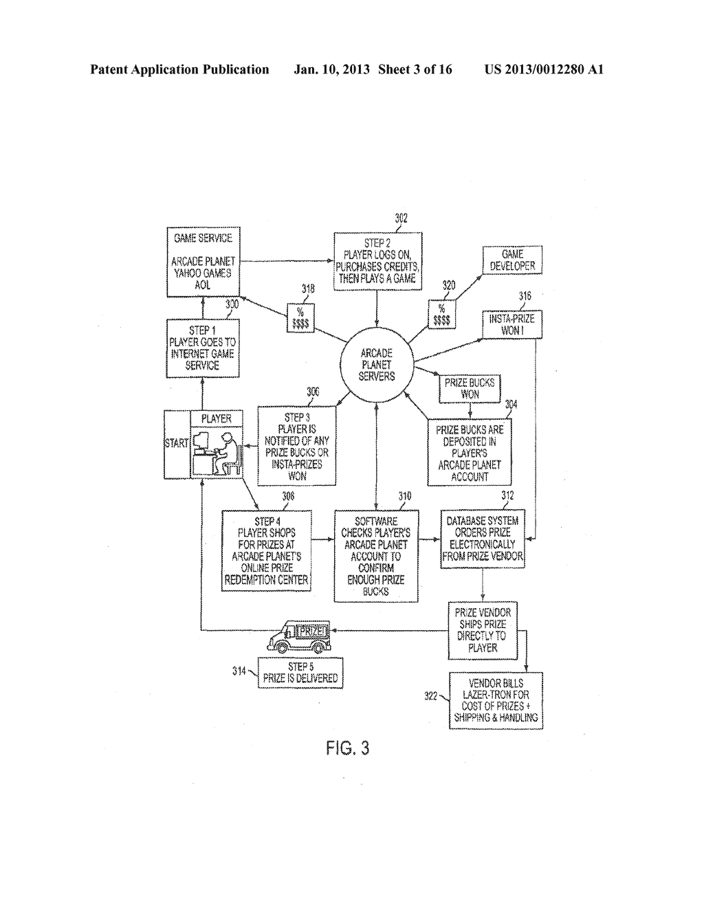 METHOD AND INTERFACE FOR NETWORK GAMING - diagram, schematic, and image 04