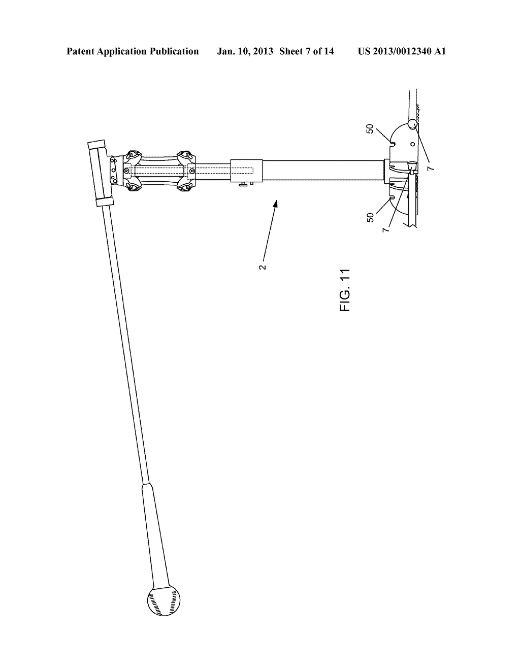 BASEBALL SWING TRAINING DEVICE - diagram, schematic, and image 08