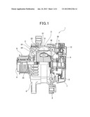 VEHICLE ROTATING ELECTRICAL MACHINE AND CAP STRUCTURE OF PULLEY FOR THE     SAME diagram and image