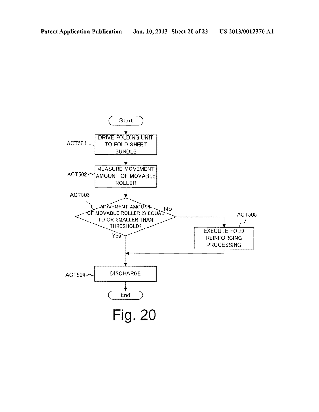 SHEET PROCESSING APPARATUS AND SHEET FOLDING METHOD - diagram, schematic, and image 21