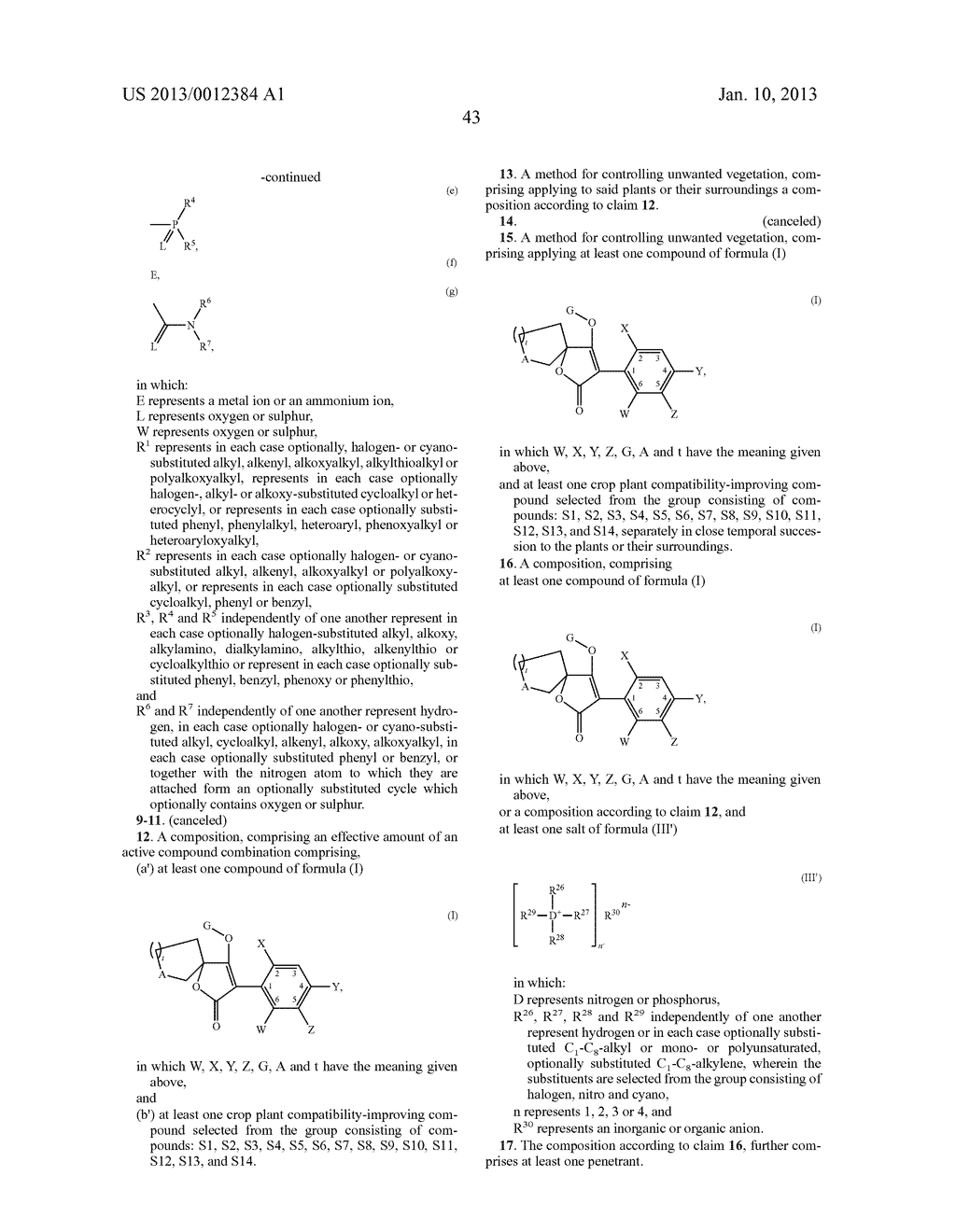 Spiroheterocyclic Tetronic Acid Derivatives - diagram, schematic, and image 44