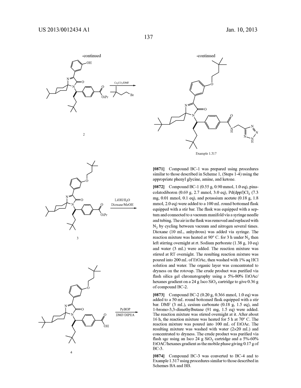 NOVEL SPIRO IMIDAZOLONES AS GLUCAGON RECEPTOR ANTAGONISTS, COMPOSITIONS,     AND METHODS FOR THEIR USE - diagram, schematic, and image 138