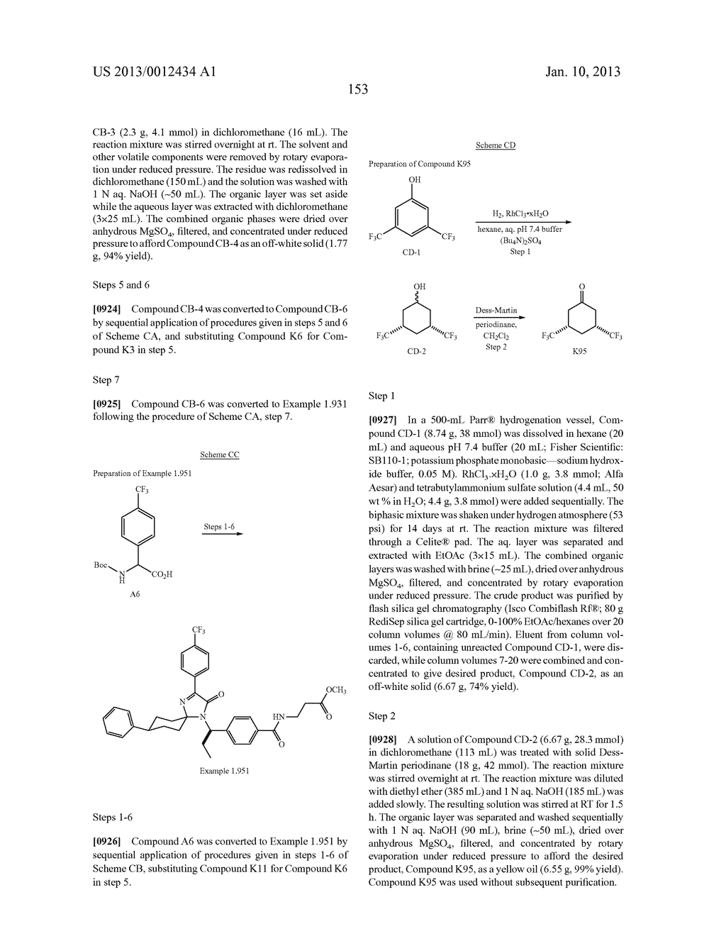 NOVEL SPIRO IMIDAZOLONES AS GLUCAGON RECEPTOR ANTAGONISTS, COMPOSITIONS,     AND METHODS FOR THEIR USE - diagram, schematic, and image 154