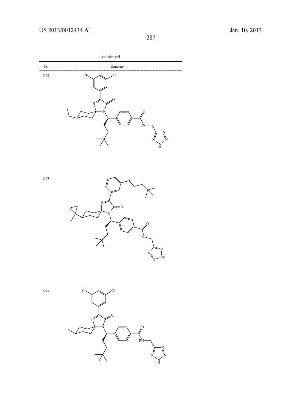 NOVEL SPIRO IMIDAZOLONES AS GLUCAGON RECEPTOR ANTAGONISTS, COMPOSITIONS,     AND METHODS FOR THEIR USE - diagram, schematic, and image 288