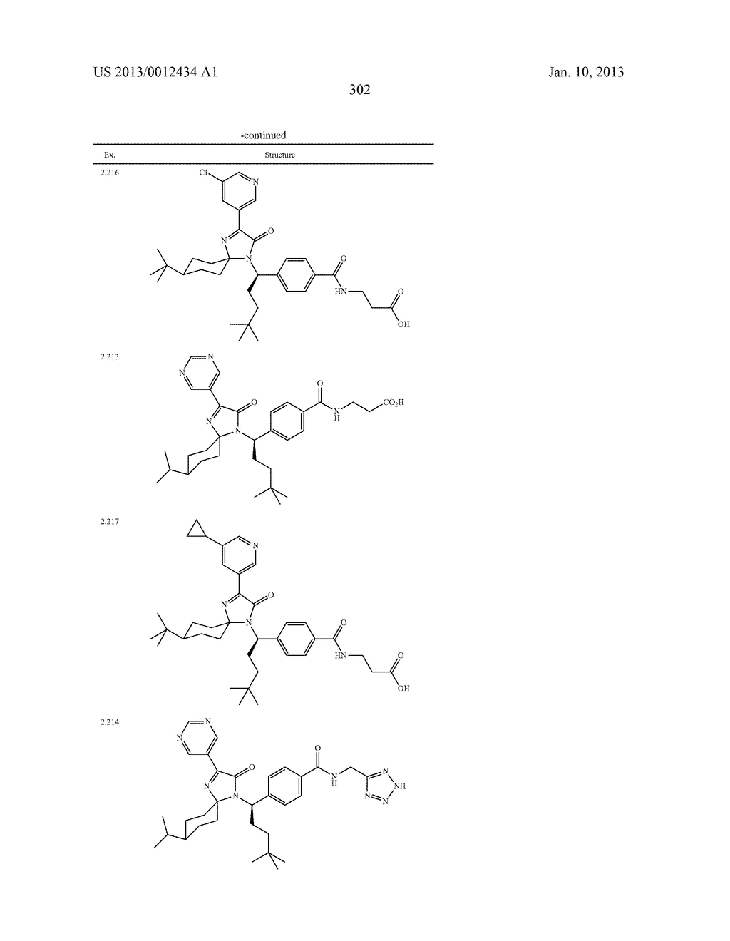 NOVEL SPIRO IMIDAZOLONES AS GLUCAGON RECEPTOR ANTAGONISTS, COMPOSITIONS,     AND METHODS FOR THEIR USE - diagram, schematic, and image 303