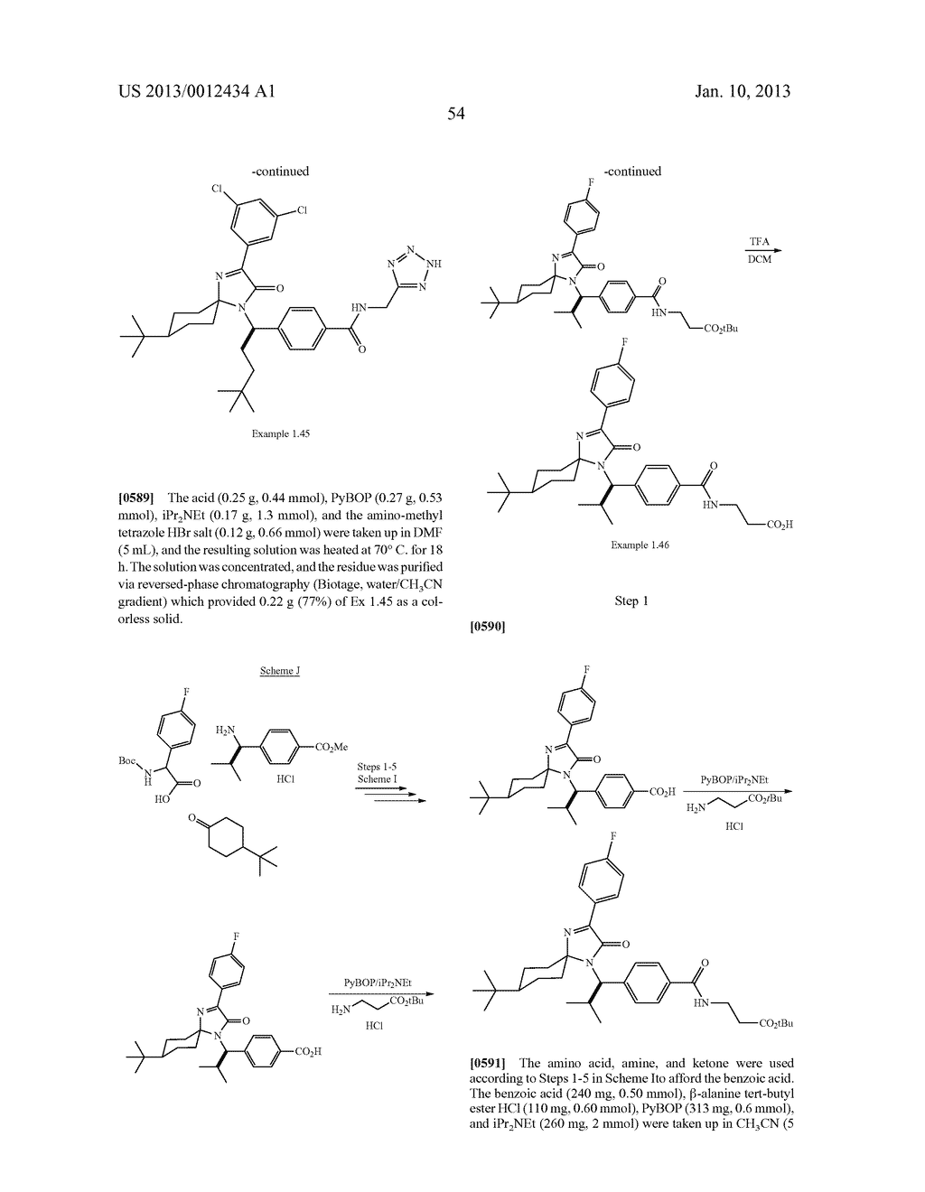 NOVEL SPIRO IMIDAZOLONES AS GLUCAGON RECEPTOR ANTAGONISTS, COMPOSITIONS,     AND METHODS FOR THEIR USE - diagram, schematic, and image 55