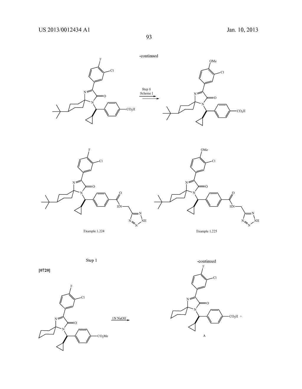 NOVEL SPIRO IMIDAZOLONES AS GLUCAGON RECEPTOR ANTAGONISTS, COMPOSITIONS,     AND METHODS FOR THEIR USE - diagram, schematic, and image 94