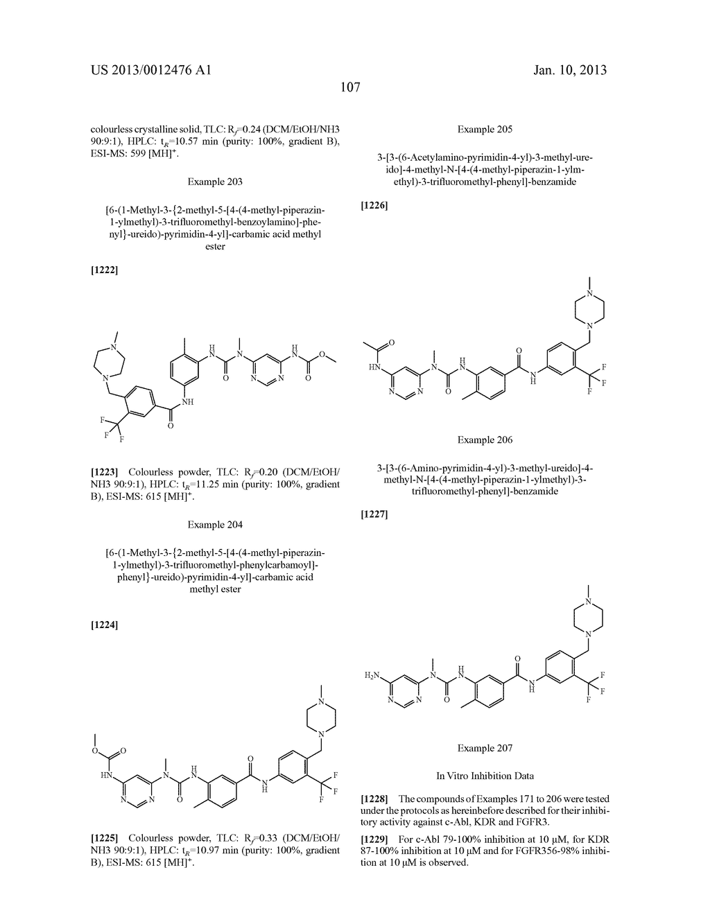 COMPOUNDS AND COMPOSITIONS AS PROTEIN KINASE INHIBITORS - diagram, schematic, and image 108