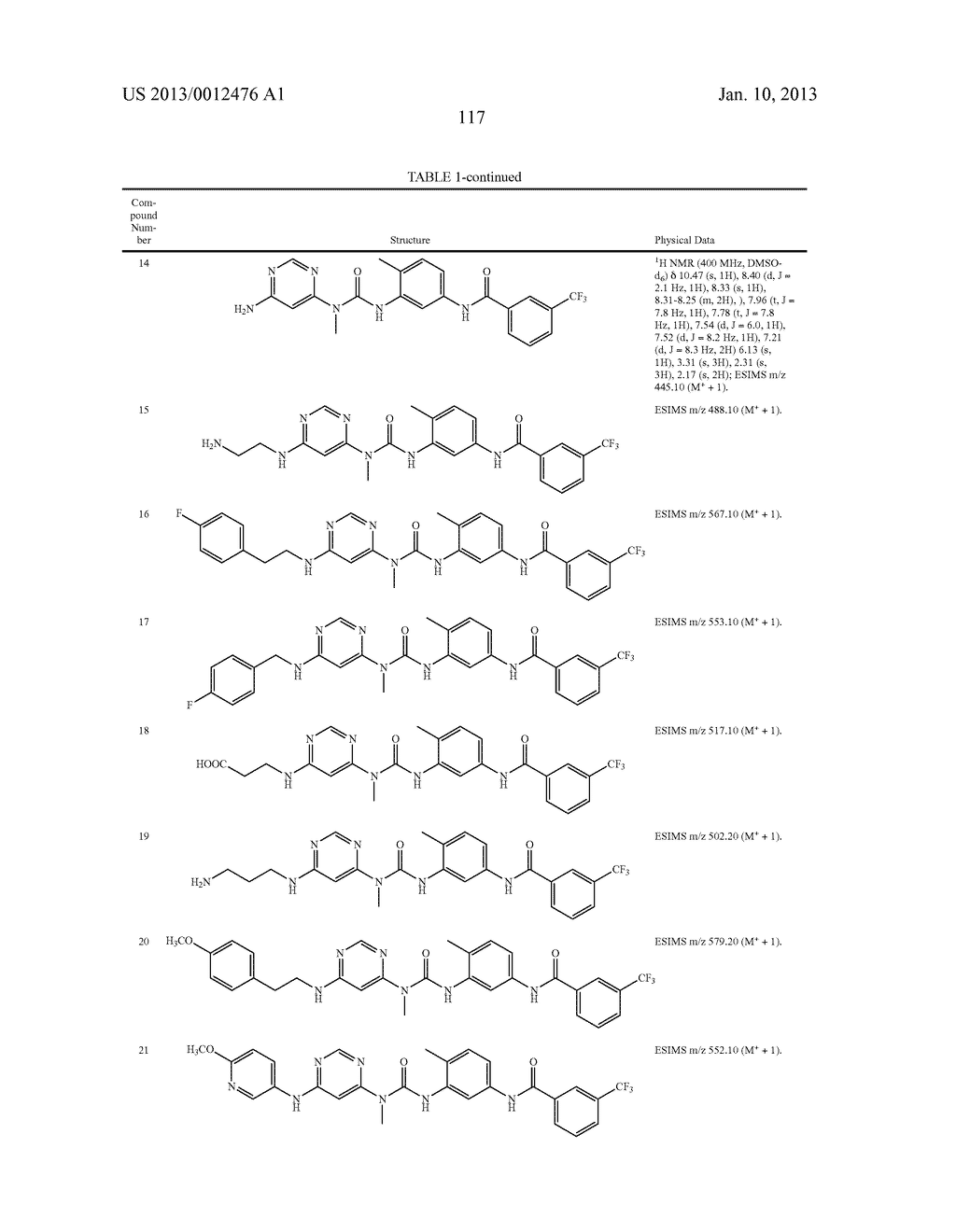 COMPOUNDS AND COMPOSITIONS AS PROTEIN KINASE INHIBITORS - diagram, schematic, and image 118