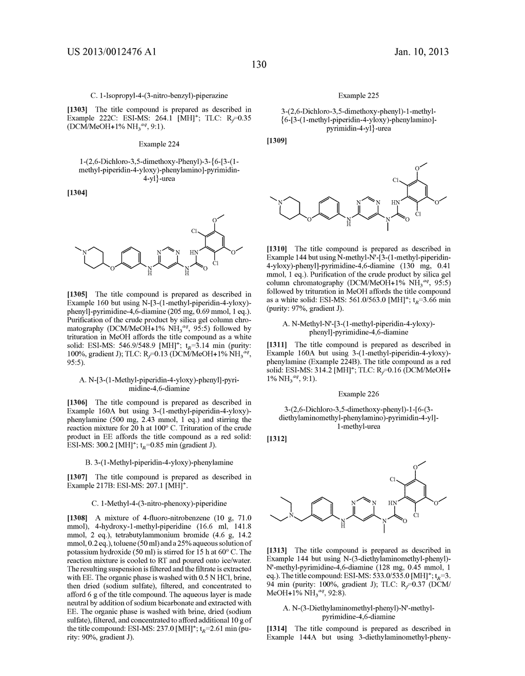 COMPOUNDS AND COMPOSITIONS AS PROTEIN KINASE INHIBITORS - diagram, schematic, and image 131