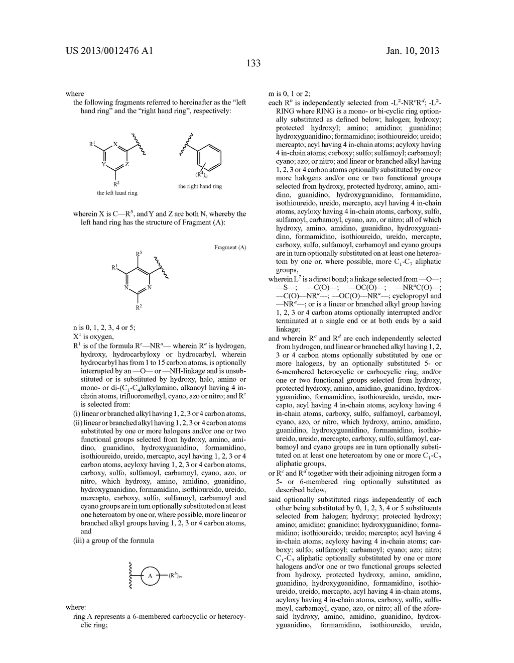 COMPOUNDS AND COMPOSITIONS AS PROTEIN KINASE INHIBITORS - diagram, schematic, and image 134