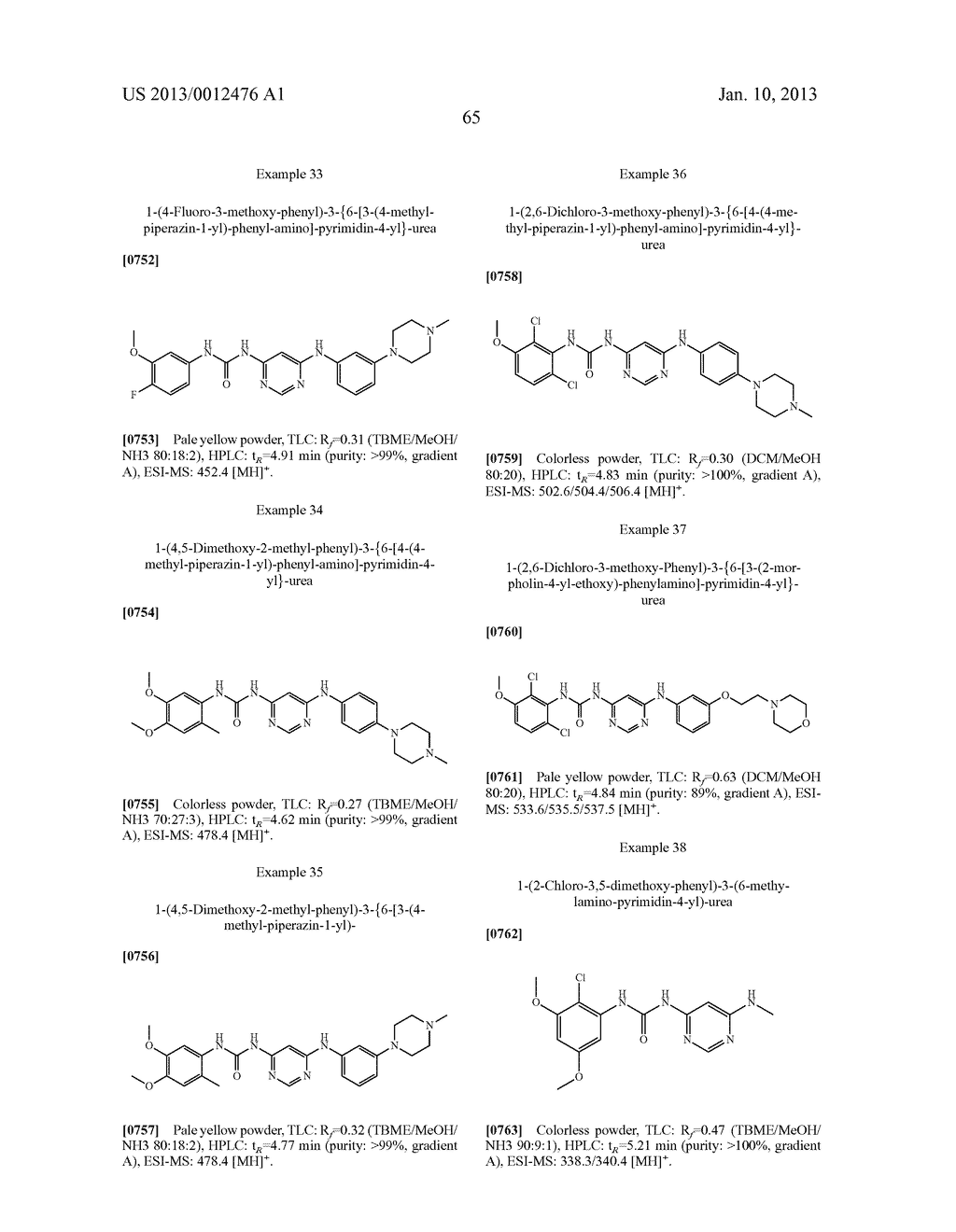 COMPOUNDS AND COMPOSITIONS AS PROTEIN KINASE INHIBITORS - diagram, schematic, and image 66