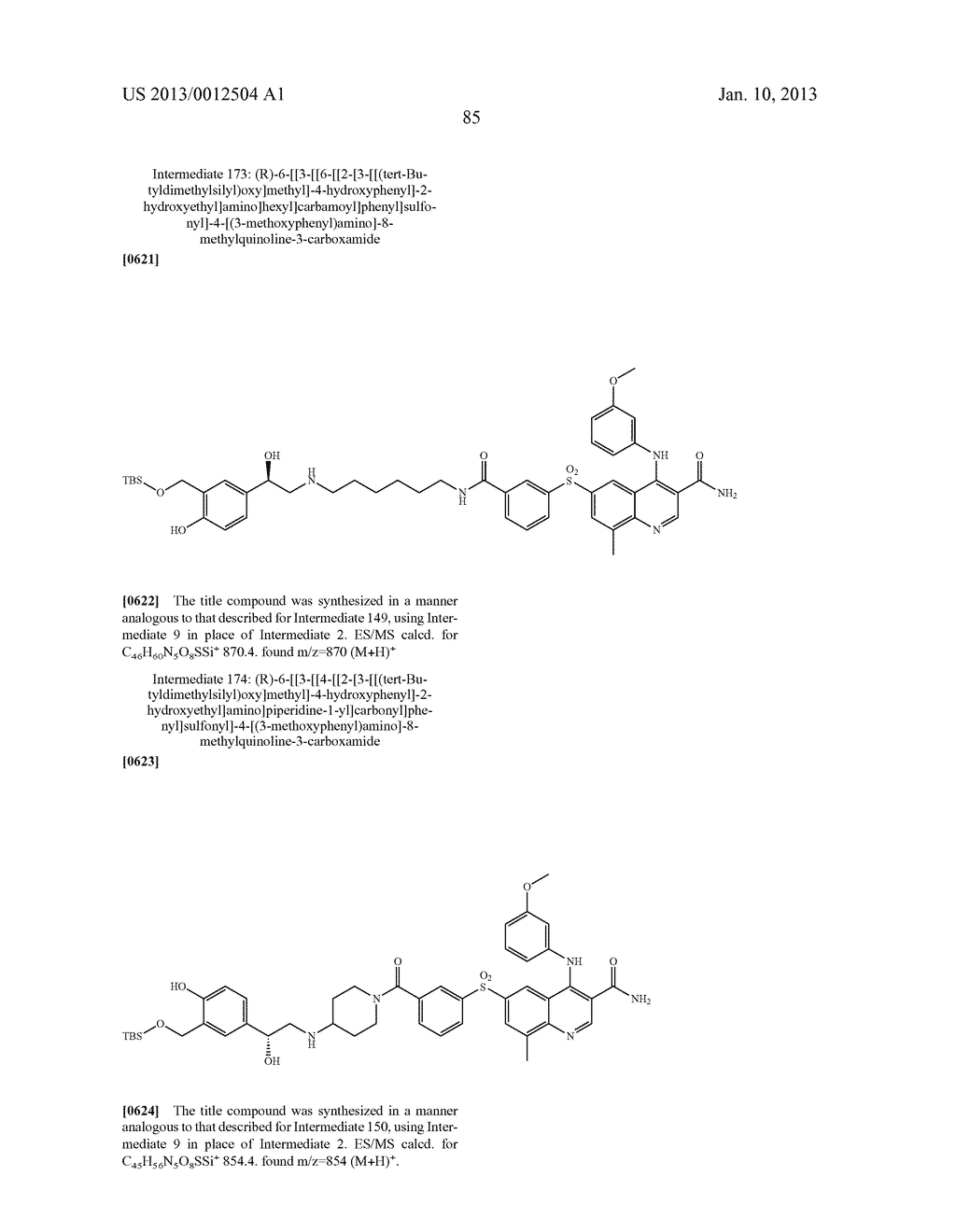 BI-FUNCTIONAL QUINOLINE ANALOGS - diagram, schematic, and image 86