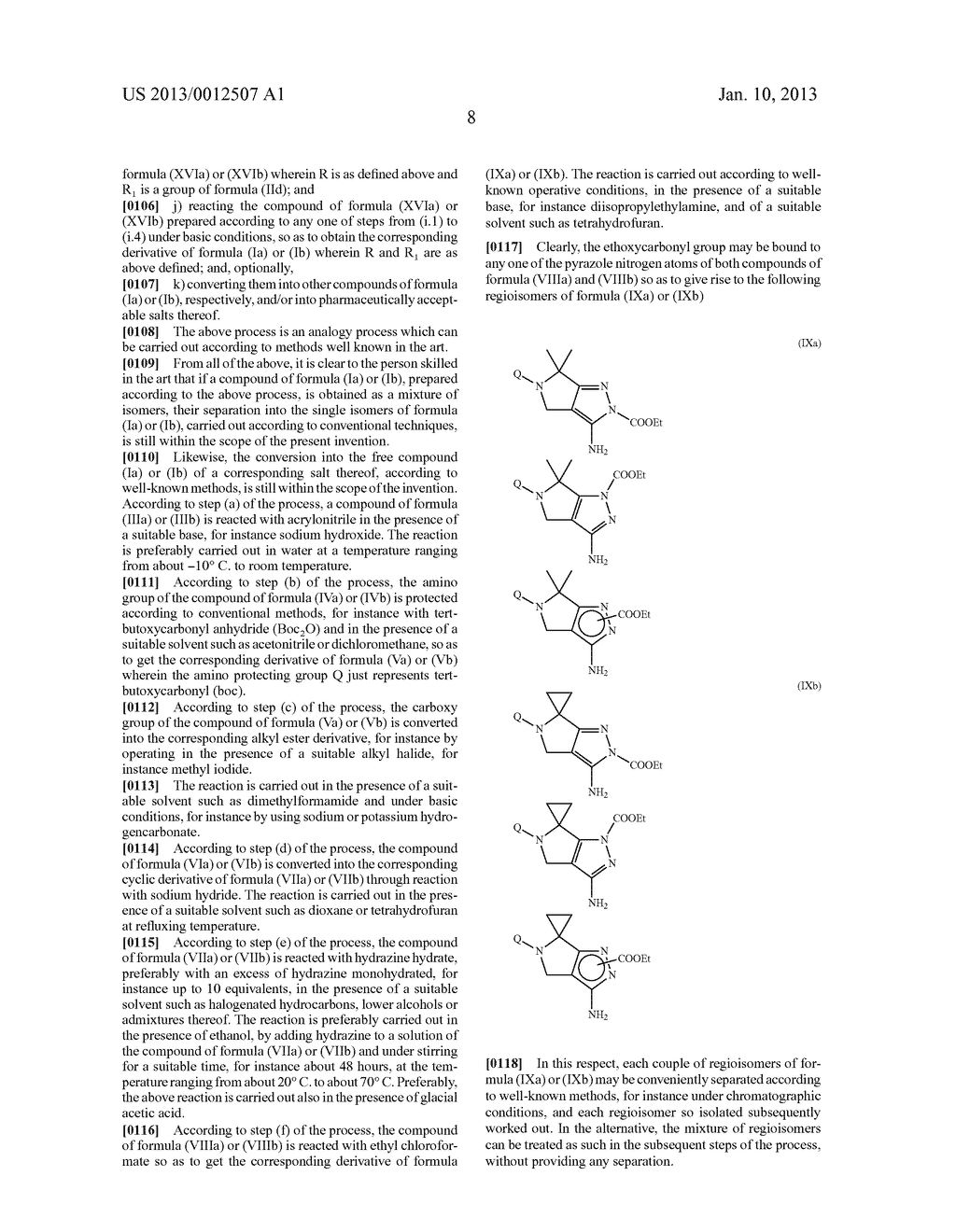 SUBSTITUTED PYRROLO-PYRAZOLE DERIVATIVES AS KINASE INHIBITORS - diagram, schematic, and image 09