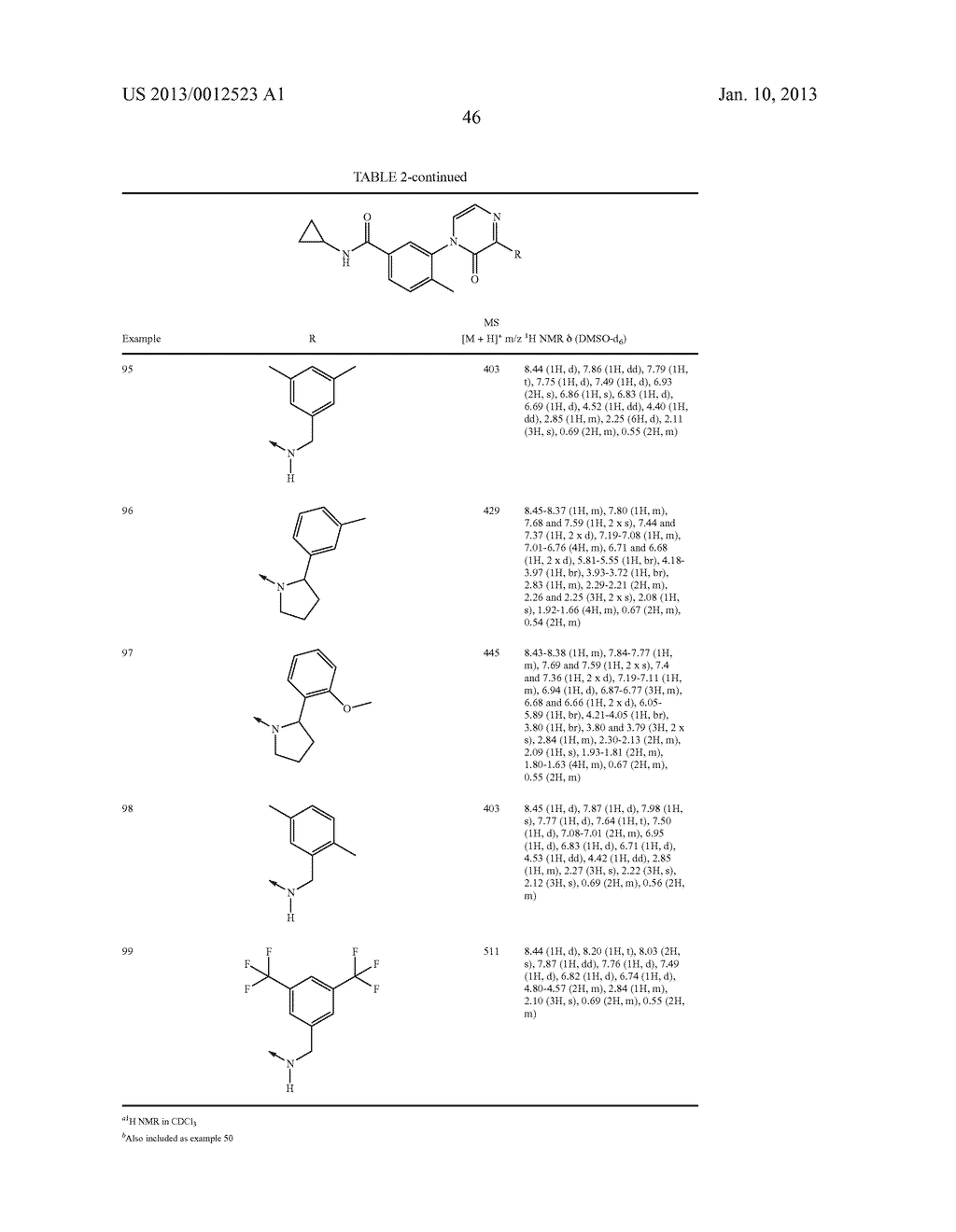 PYRAZINONE DERIVATIVES, PHARMACEUTICALLY ACCEPTABLE SALTS THEREOF AND     THEIR USES - diagram, schematic, and image 53