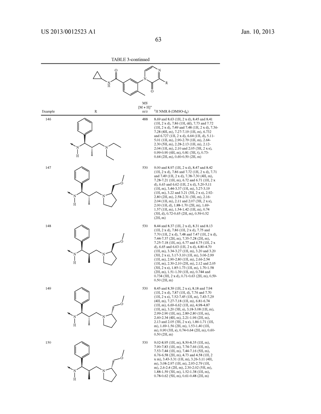 PYRAZINONE DERIVATIVES, PHARMACEUTICALLY ACCEPTABLE SALTS THEREOF AND     THEIR USES - diagram, schematic, and image 70