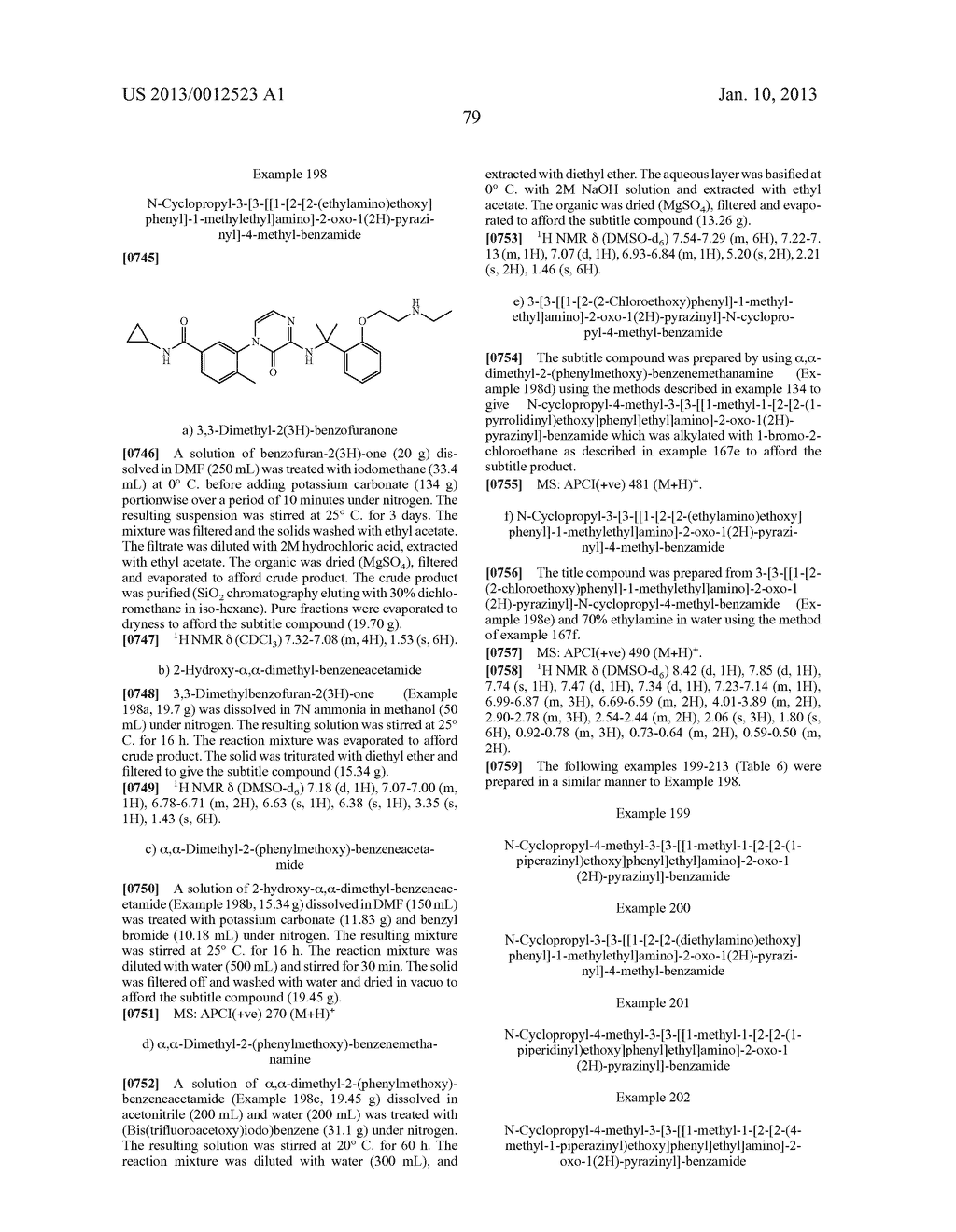 PYRAZINONE DERIVATIVES, PHARMACEUTICALLY ACCEPTABLE SALTS THEREOF AND     THEIR USES - diagram, schematic, and image 86