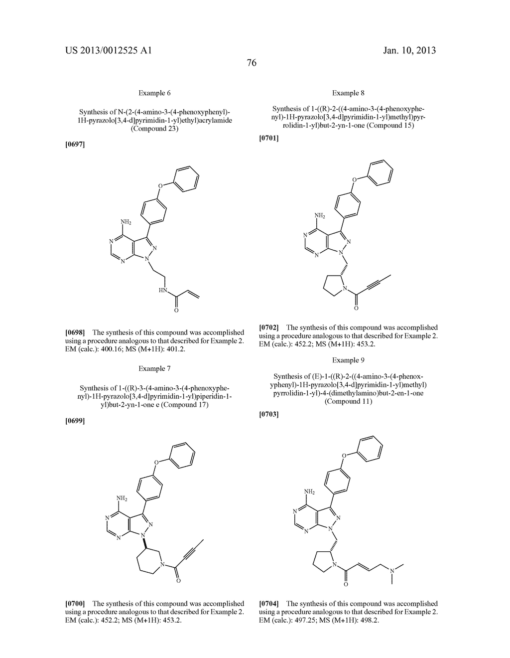 INHIBITORS OF BRUTON'S TYROSINE KINASE FOR THE TREATMENT OF SOLID TUMORS - diagram, schematic, and image 85