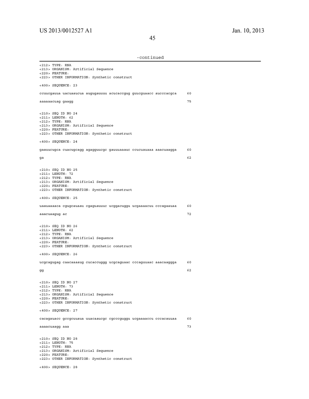 PREQ1 RIBOSWITCHES AND METHODS AND COMPOSITIONS FOR USE OF AND WITH PREQ1     RIBOSWITCHES - diagram, schematic, and image 54