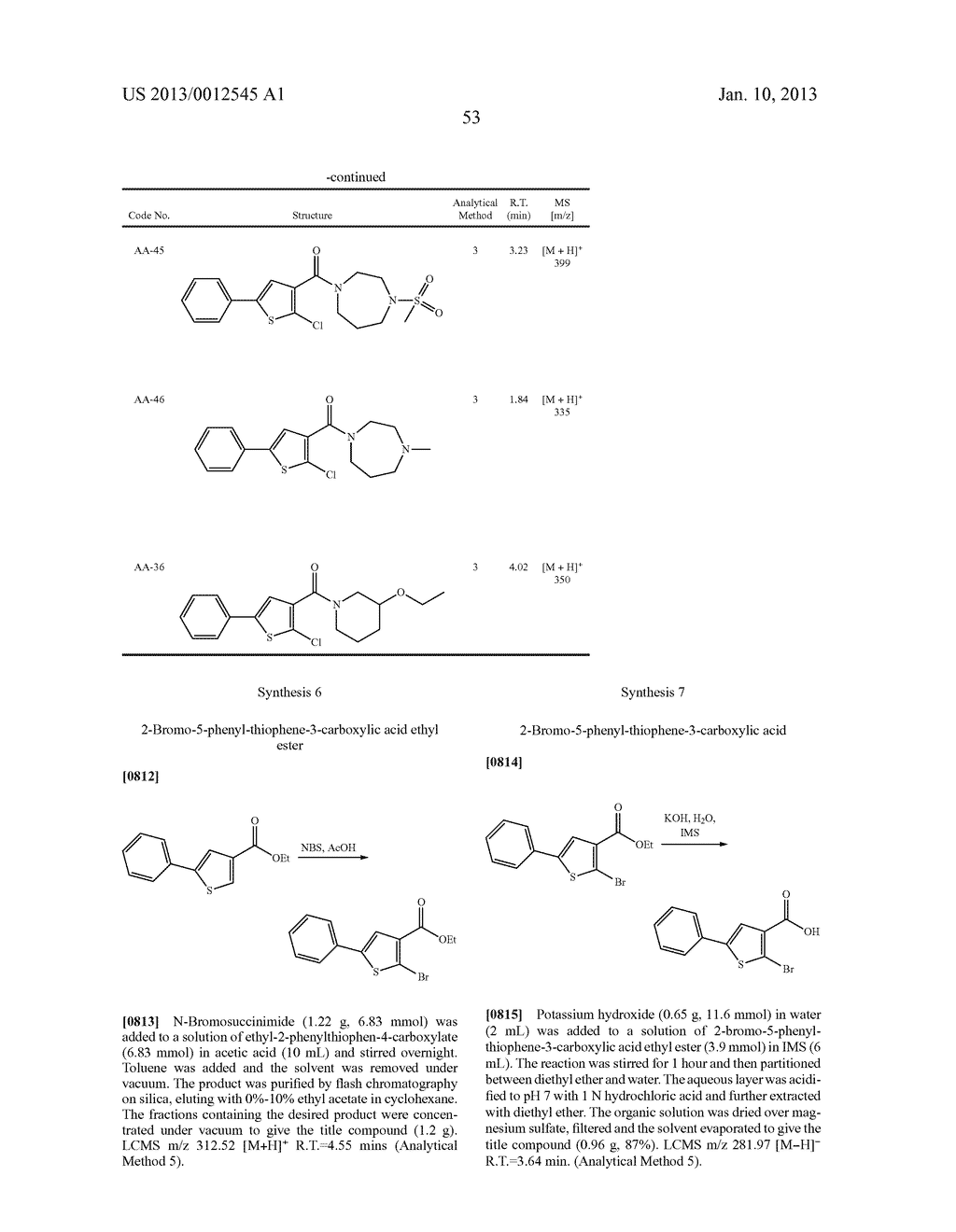 Amido-Thiophene Compounds and Their Use - diagram, schematic, and image 54